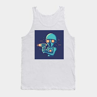 Alien Attack!!! Tank Top